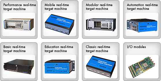Ready-to-use xPC Target Turnkey real-time target machines.