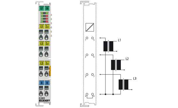 3相功率测量端子模块 EL3403