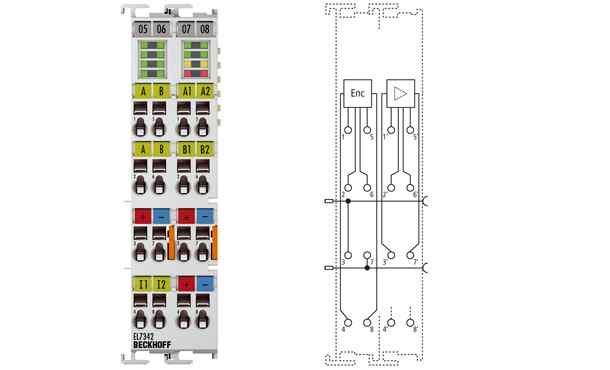 2-通道直流电机输出级 50 V DC, 3.5 A EL7342