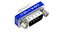 Sub-D9 Connector with CAN Termination for CAN and CANopen