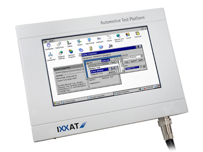 Automotive Test Platform with interfaces for CAN, FlexRay, LIN, RS232, K-Line, analog and further