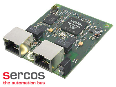 Industrial Ethernet Module for sercos - FPGA based solution for the cost effective implementation of sercos